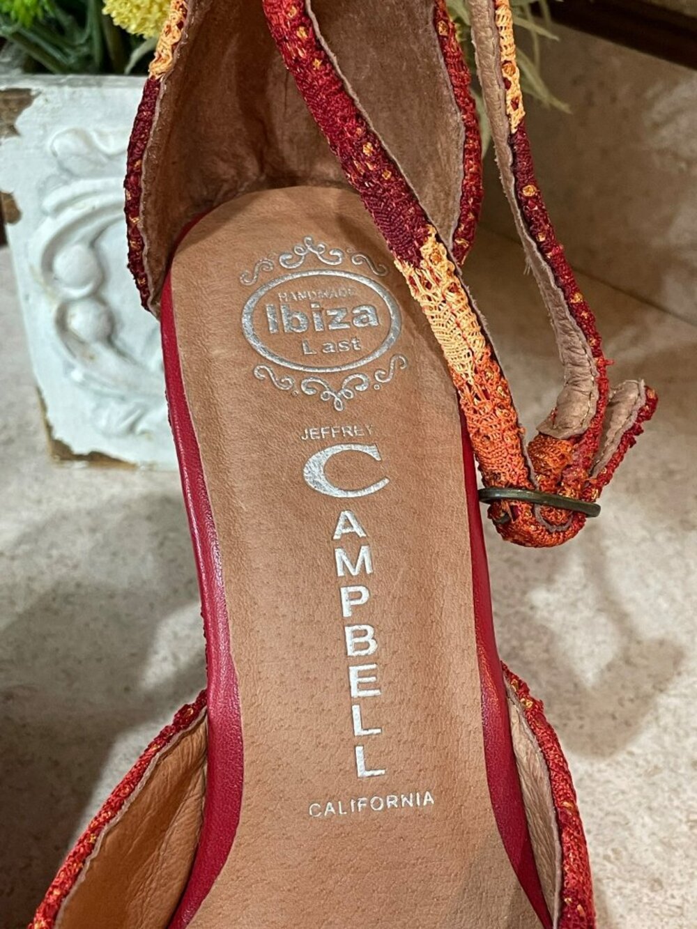 Jeffrey Campbell Ibiza Lace Platform Wedge Heels Size 10 Boho Festival Statement - Picture 7 of 12